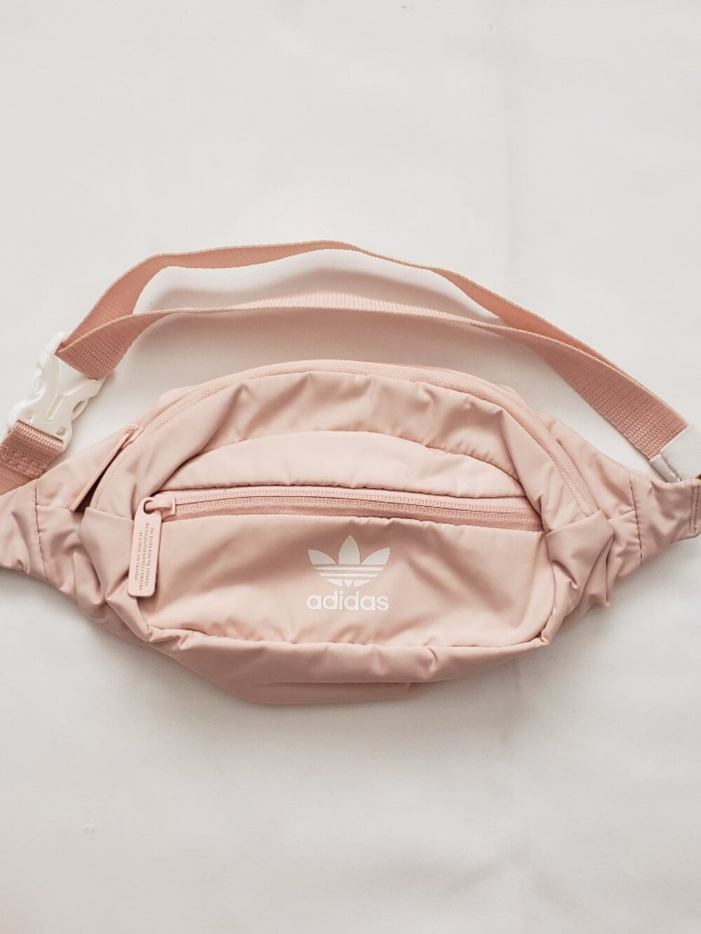 Adidas pink blush fanny pack waist bag travel adjustable strap